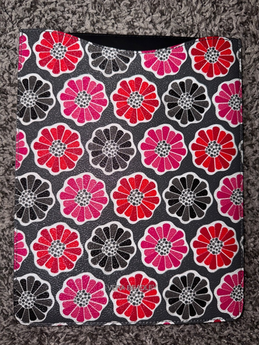 NEW Vera Bradley Tablet Sleeve Mocha Rouge